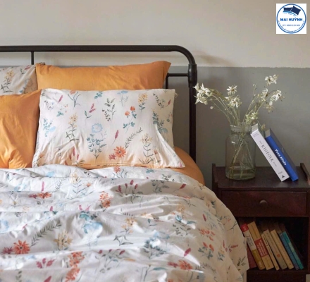 Album 4 Món Drap gối cotton  hàn quốc 01