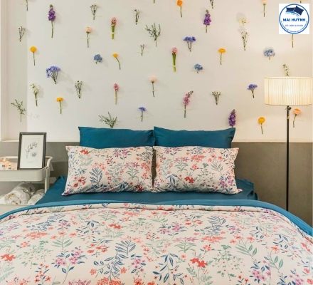 Album 4 Món Drap gối cotton  hàn quốc 01