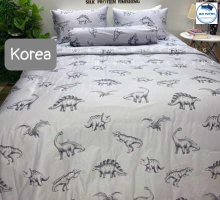 Chăn drap cotton satin hàn quốc 03